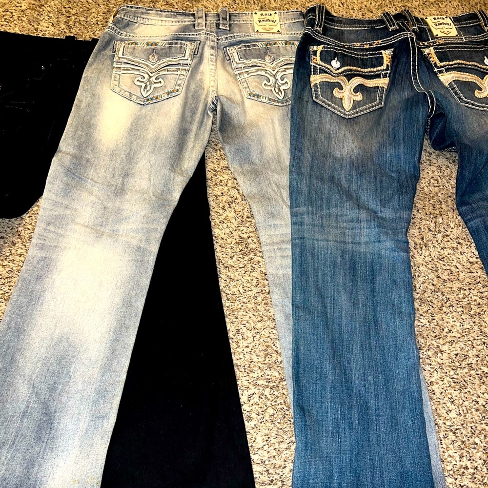 All jeans size 36 waist Straight leg
